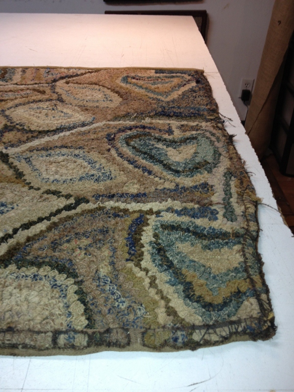 Nutting House Antiques New Paltz New York Antique Hooked Rug Restoration & Repair, Folk Art